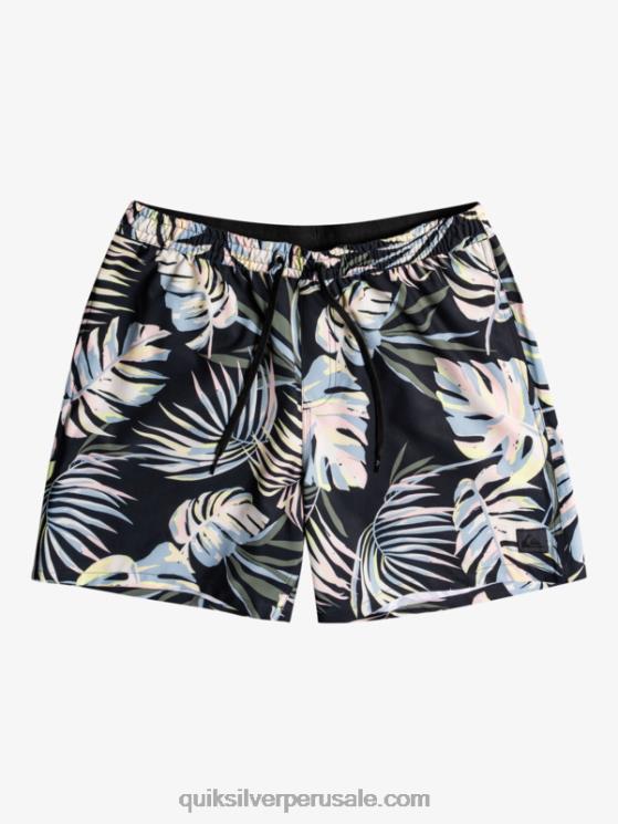 Quiksilver N8LNT1705 hombres negro ocean mix 17 voleas