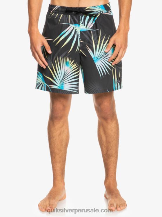 Quiksilver N8LNT1706 hombres pista ocean mix 17 voleas