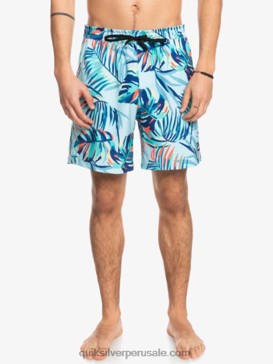 Quiksilver N8LNT1707 hombres agua helada ocean mix 17 voleas