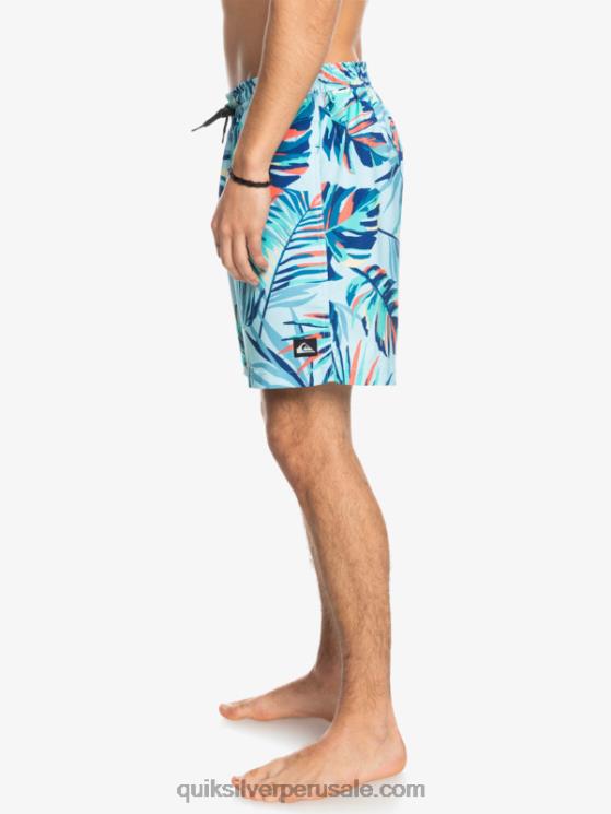 Quiksilver N8LNT1707 hombres agua helada ocean mix 17 voleas