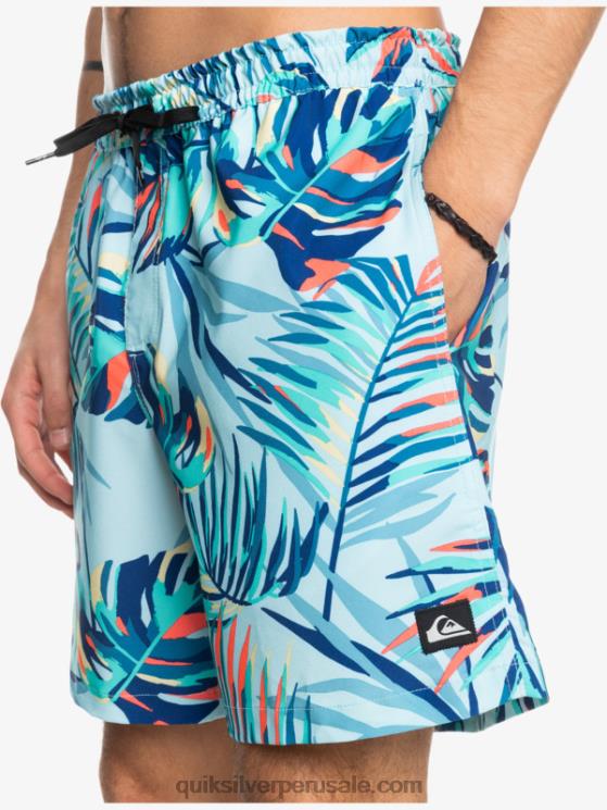 Quiksilver N8LNT1707 hombres agua helada ocean mix 17 voleas