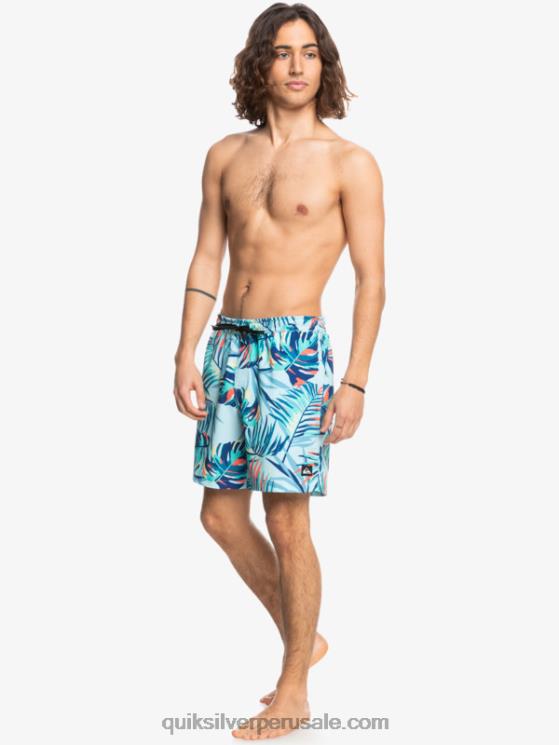 Quiksilver N8LNT1707 hombres agua helada ocean mix 17 voleas