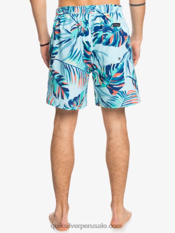 Quiksilver N8LNT1707 hombres agua helada ocean mix 17 voleas