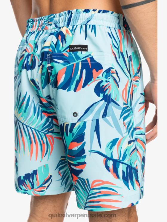 Quiksilver N8LNT1707 hombres agua helada ocean mix 17 voleas