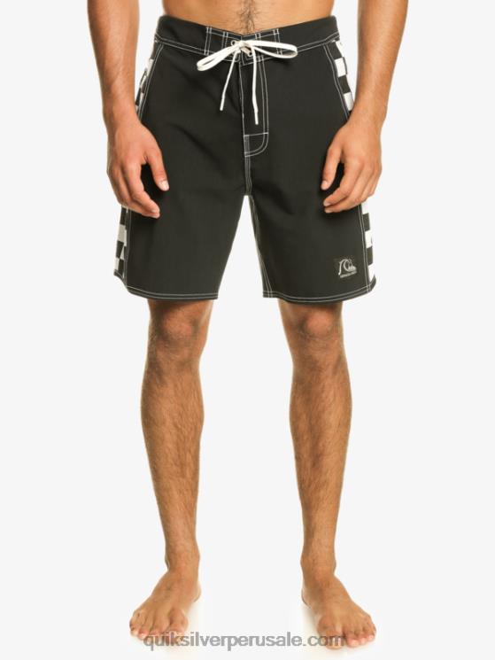 Quiksilver N8LNT171 hombres negro shorts de playa arco 18 originales