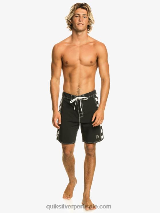 Quiksilver N8LNT171 hombres negro shorts de playa arco 18 originales