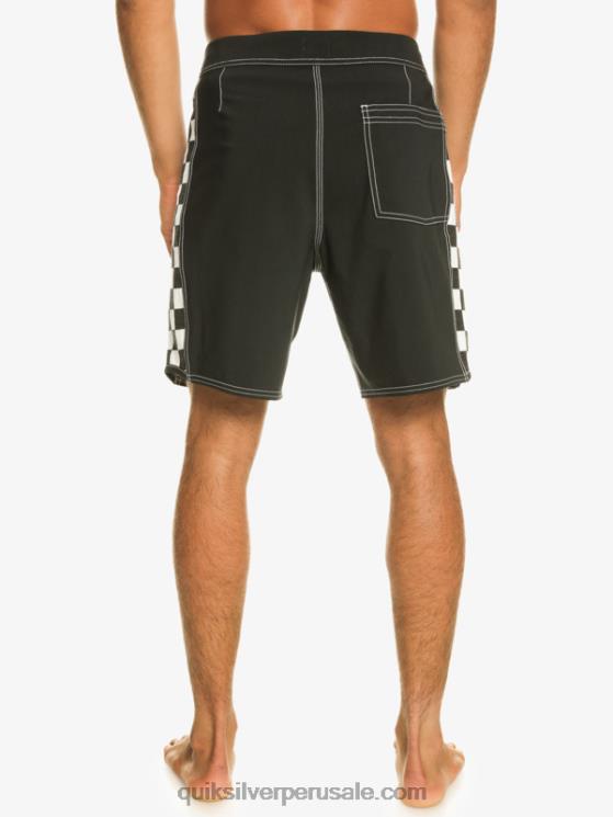 Quiksilver N8LNT171 hombres negro shorts de playa arco 18 originales