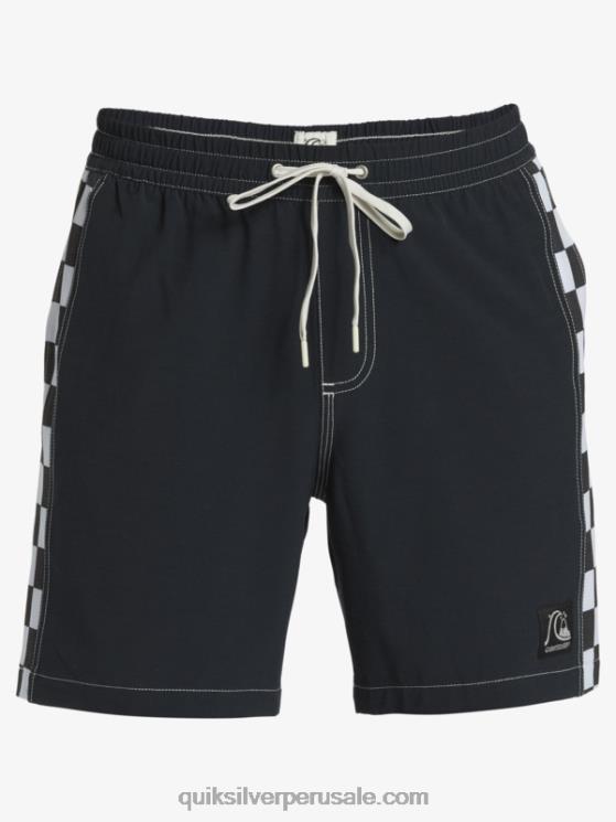 Quiksilver N8LNT171 hombres negro shorts de playa arco 18 originales
