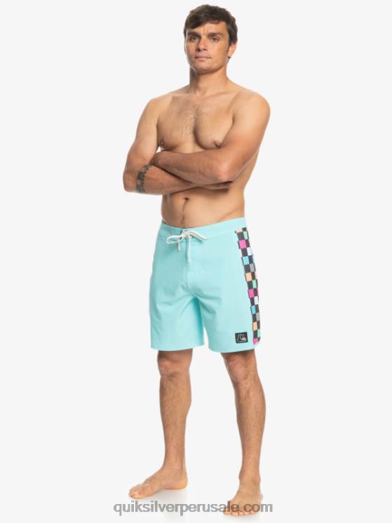 Quiksilver N8LNT1731 hombres Angel Azul shorts de playa arco 18 originales
