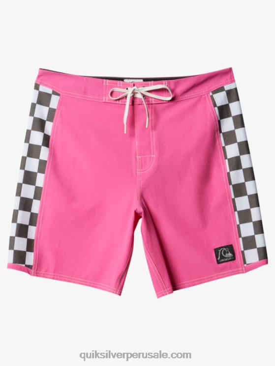 Quiksilver N8LNT1732 hombres Rosa impactante shorts de playa arco 18 originales