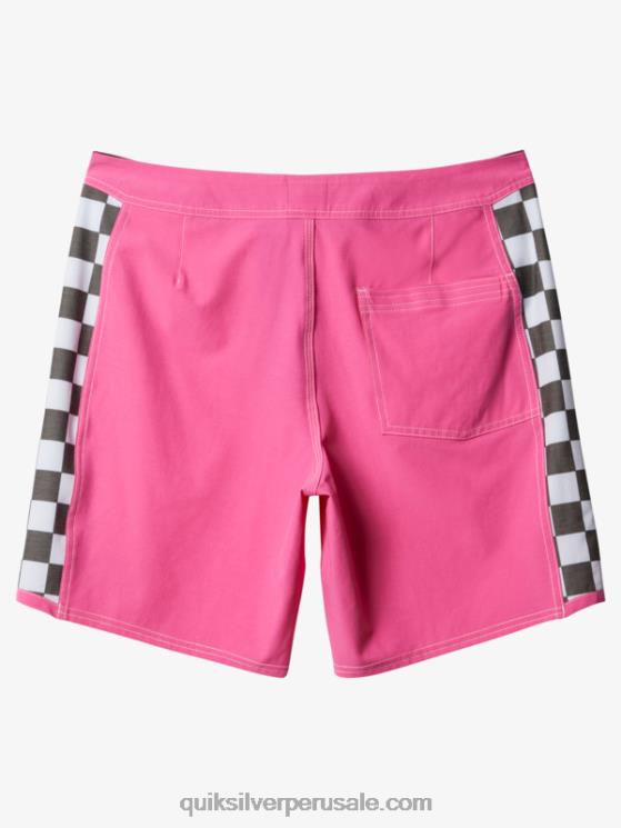 Quiksilver N8LNT1732 hombres Rosa impactante shorts de playa arco 18 originales