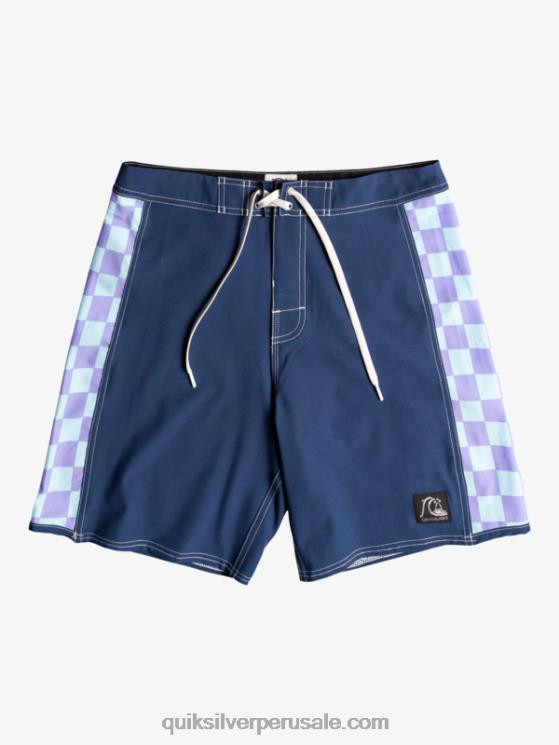 Quiksilver N8LNT1733 hombres insignias azules shorts de playa arco 18 originales