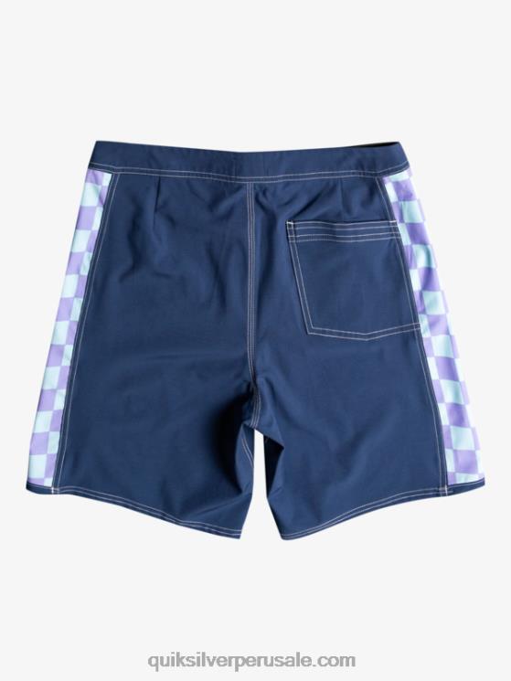 Quiksilver N8LNT1733 hombres insignias azules shorts de playa arco 18 originales