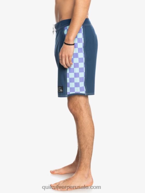 Quiksilver N8LNT1733 hombres insignias azules shorts de playa arco 18 originales