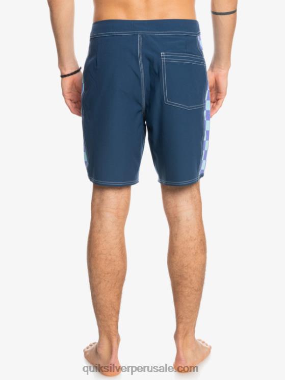 Quiksilver N8LNT1733 hombres insignias azules shorts de playa arco 18 originales