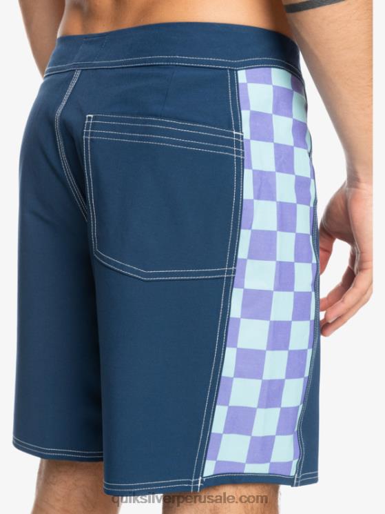 Quiksilver N8LNT1733 hombres insignias azules shorts de playa arco 18 originales
