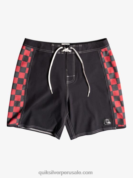 Quiksilver N8LNT1734 hombres vino rubí shorts de playa arco 18 originales
