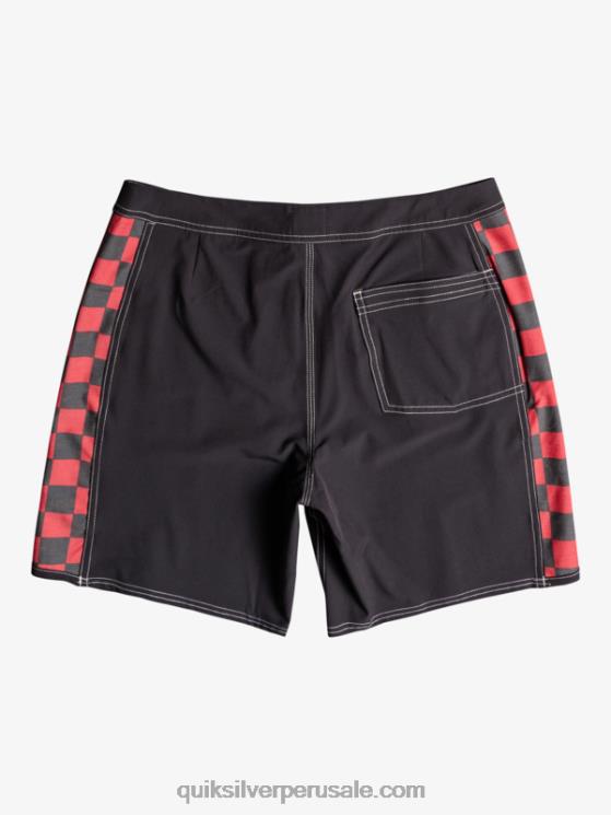 Quiksilver N8LNT1734 hombres vino rubí shorts de playa arco 18 originales