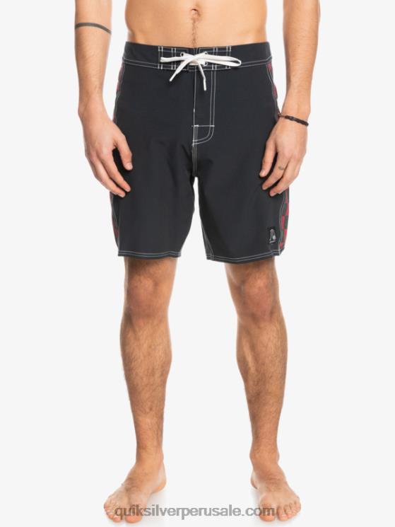 Quiksilver N8LNT1734 hombres vino rubí shorts de playa arco 18 originales
