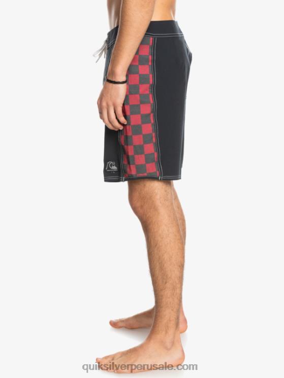 Quiksilver N8LNT1734 hombres vino rubí shorts de playa arco 18 originales