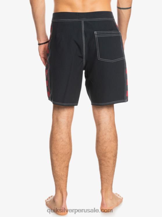 Quiksilver N8LNT1734 hombres vino rubí shorts de playa arco 18 originales