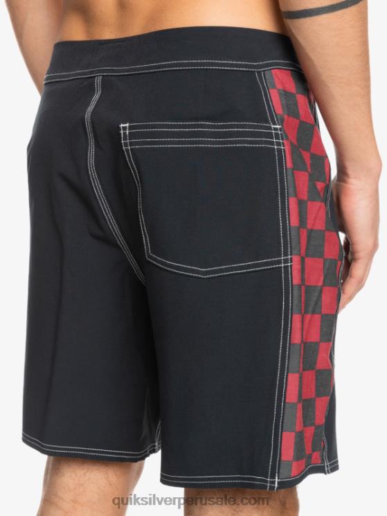 Quiksilver N8LNT1734 hombres vino rubí shorts de playa arco 18 originales