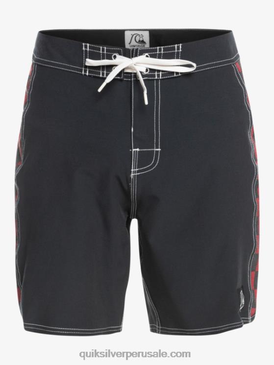 Quiksilver N8LNT1734 hombres vino rubí shorts de playa arco 18 originales