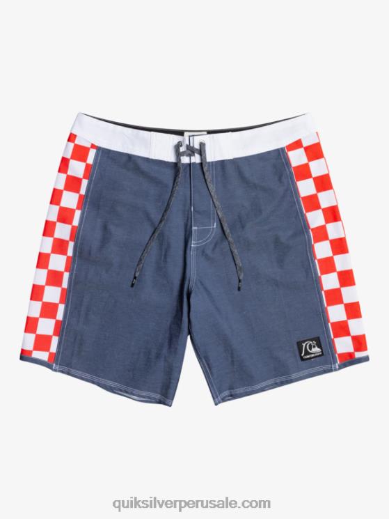 Quiksilver N8LNT1736 hombres chaqueta azul marino shorts de playa arco 18 originales