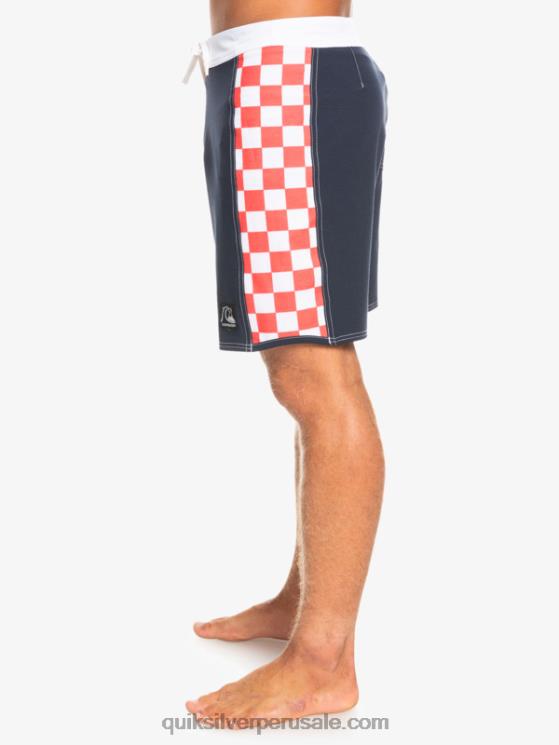 Quiksilver N8LNT1736 hombres chaqueta azul marino shorts de playa arco 18 originales