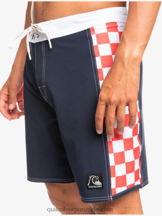 Quiksilver N8LNT1736 hombres chaqueta azul marino shorts de playa arco 18 originales
