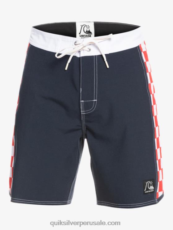 Quiksilver N8LNT1736 hombres chaqueta azul marino shorts de playa arco 18 originales