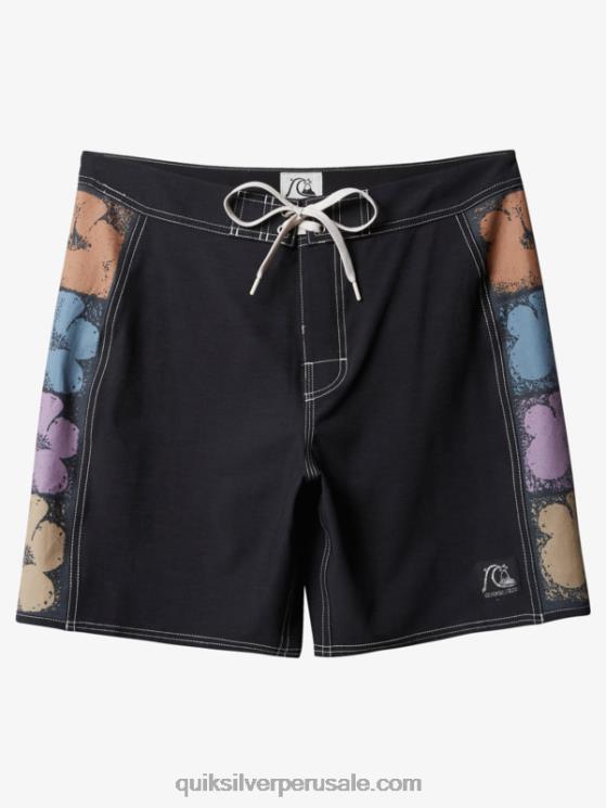Quiksilver N8LNT1737 hombres negro shorts de playa arco 18 originales