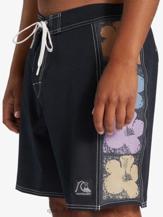 Quiksilver N8LNT1737 hombres negro shorts de playa arco 18 originales