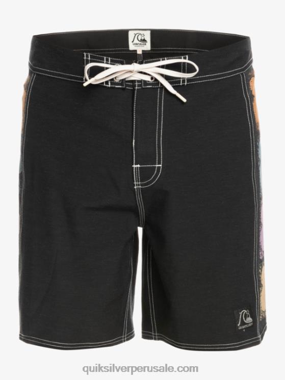 Quiksilver N8LNT1737 hombres negro shorts de playa arco 18 originales