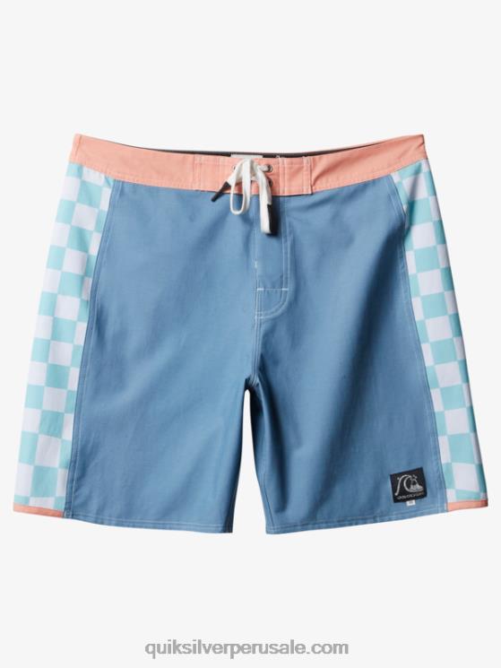Quiksilver N8LNT1738 hombres capitanes azules shorts de playa arco 18 originales