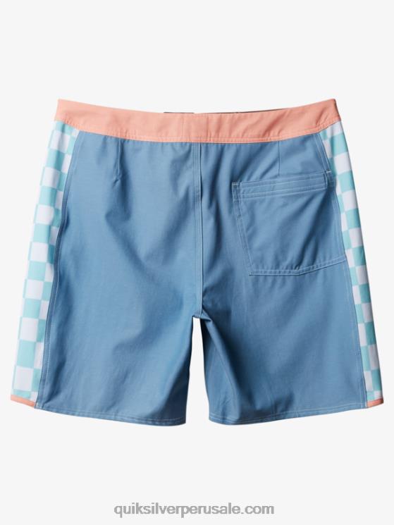 Quiksilver N8LNT1738 hombres capitanes azules shorts de playa arco 18 originales