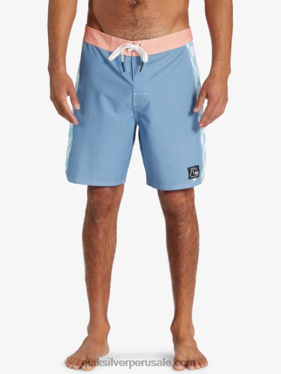 Quiksilver N8LNT1738 hombres capitanes azules shorts de playa arco 18 originales