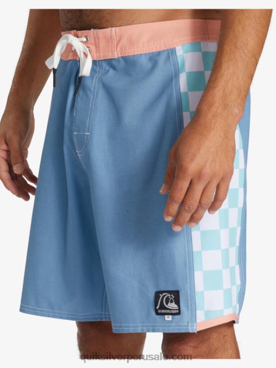 Quiksilver N8LNT1738 hombres capitanes azules shorts de playa arco 18 originales