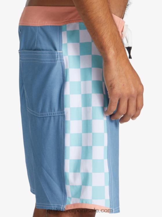 Quiksilver N8LNT1738 hombres capitanes azules shorts de playa arco 18 originales