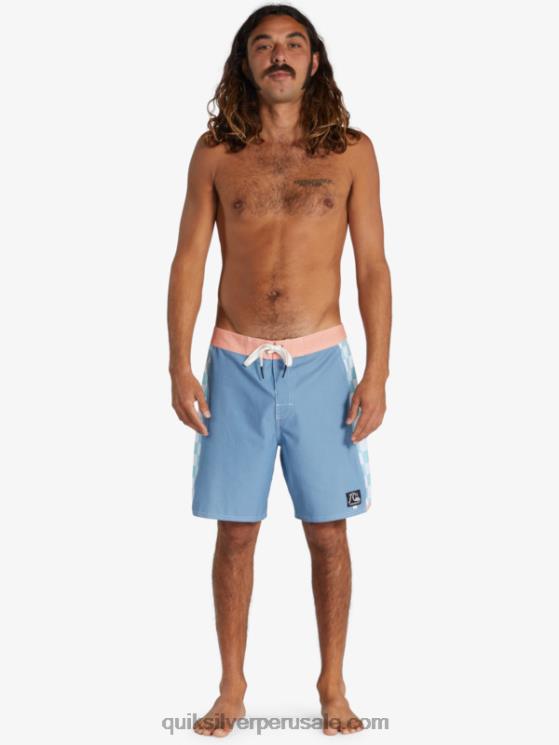 Quiksilver N8LNT1738 hombres capitanes azules shorts de playa arco 18 originales