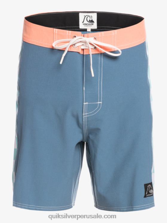 Quiksilver N8LNT1738 hombres capitanes azules shorts de playa arco 18 originales
