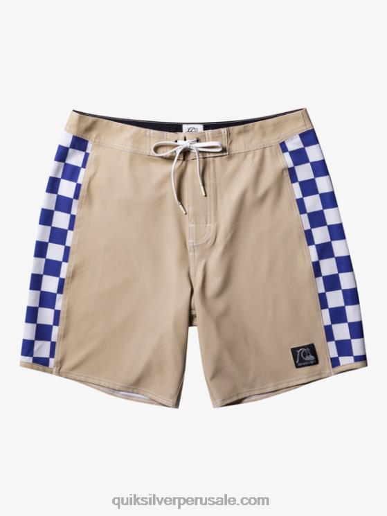Quiksilver N8LNT173 hombres gris oliva shorts de playa arco 18 originales