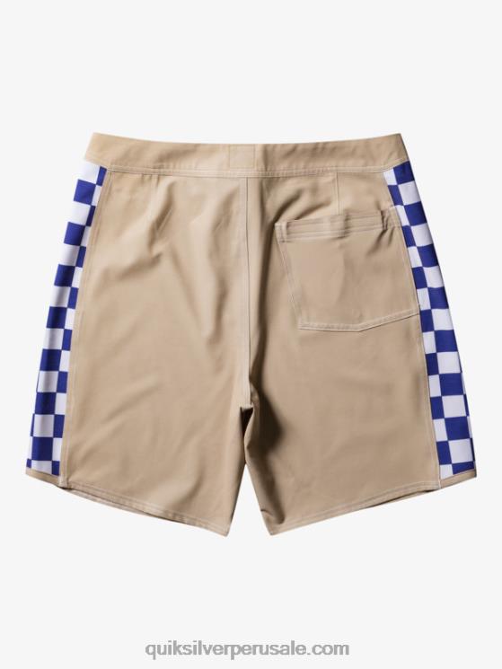 Quiksilver N8LNT173 hombres gris oliva shorts de playa arco 18 originales
