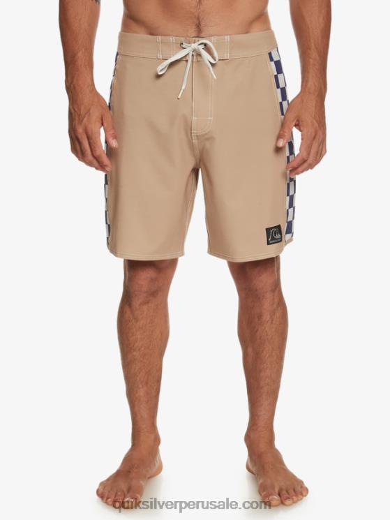 Quiksilver N8LNT173 hombres gris oliva shorts de playa arco 18 originales