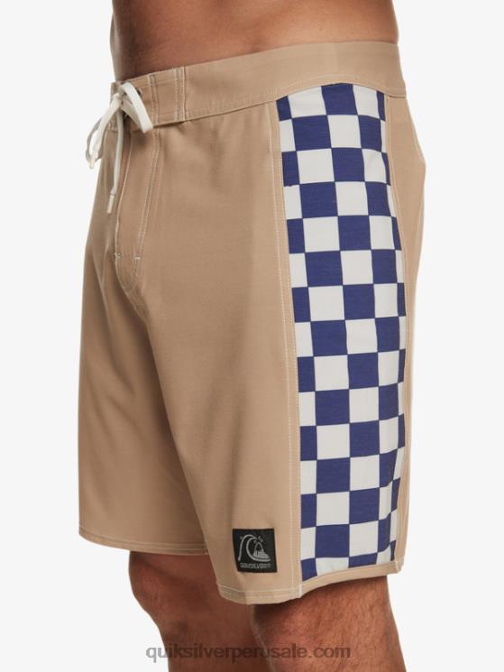Quiksilver N8LNT173 hombres gris oliva shorts de playa arco 18 originales