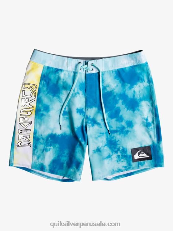 Quiksilver N8LNT1746 hombres puerto marítimo shorts de baño surfsilk acid wash 18