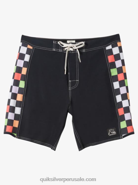 Quiksilver N8LNT174 hombres negro shorts de playa arco 18 originales
