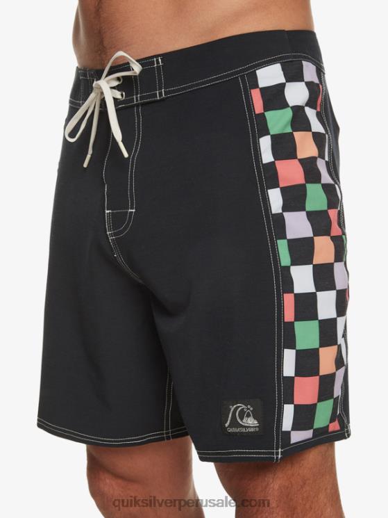 Quiksilver N8LNT174 hombres negro shorts de playa arco 18 originales