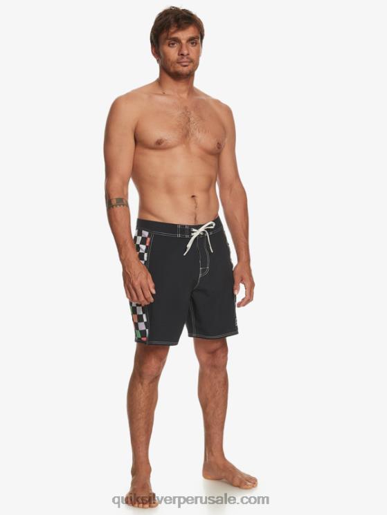 Quiksilver N8LNT174 hombres negro shorts de playa arco 18 originales