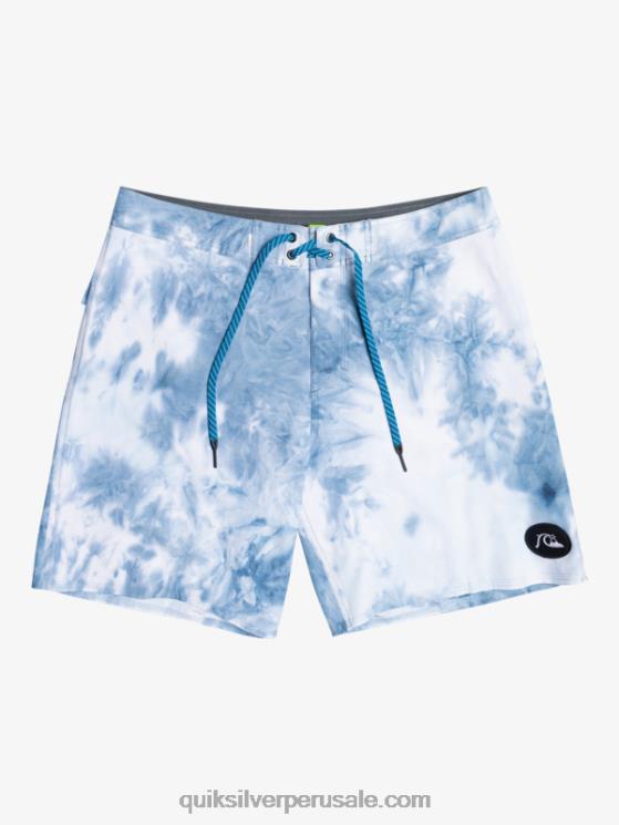 Quiksilver N8LNT1752 hombres puerto de mar surfsilk ribeteado 18 shorts de playa